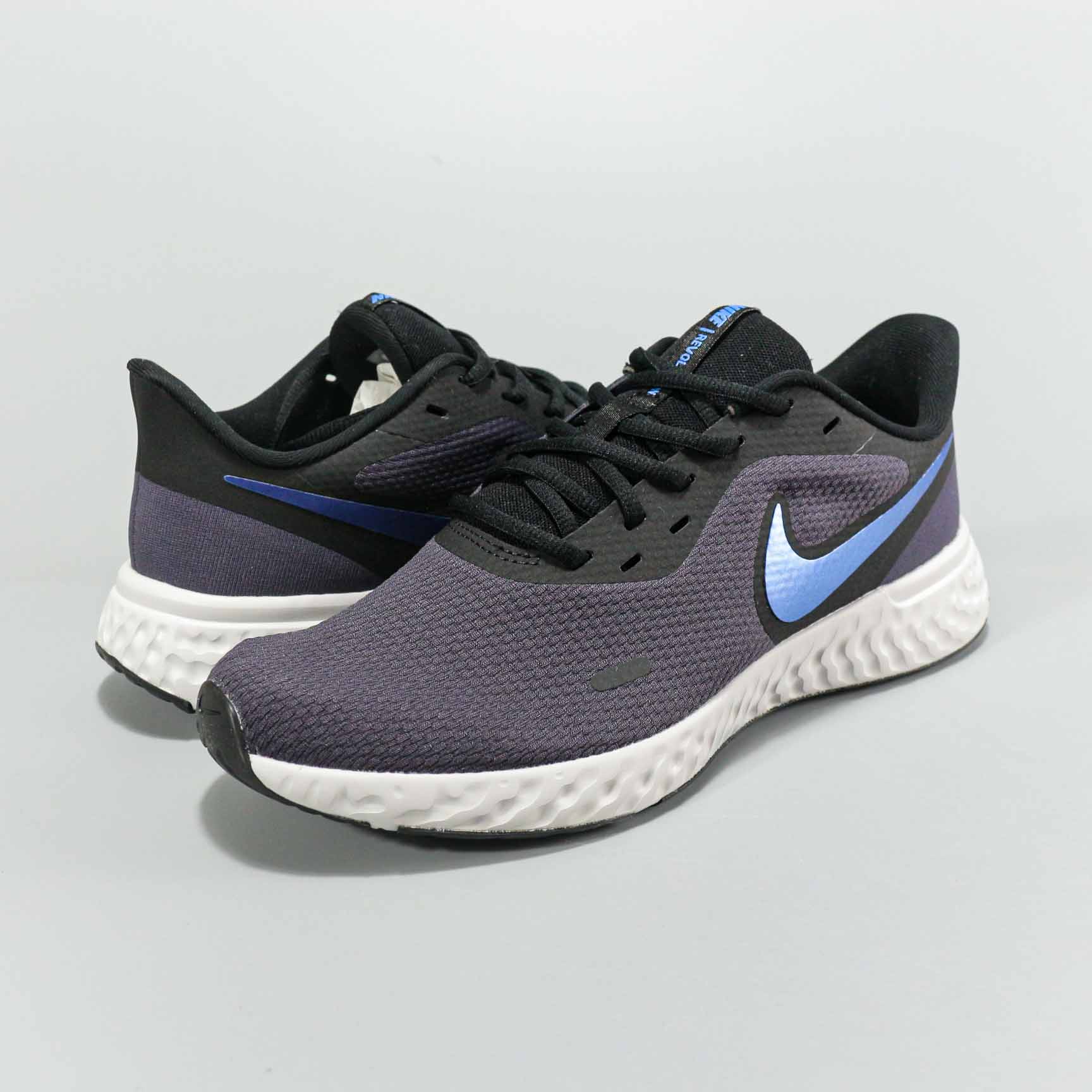 Nike Revolution 5 Grey Black Blue White Shoes